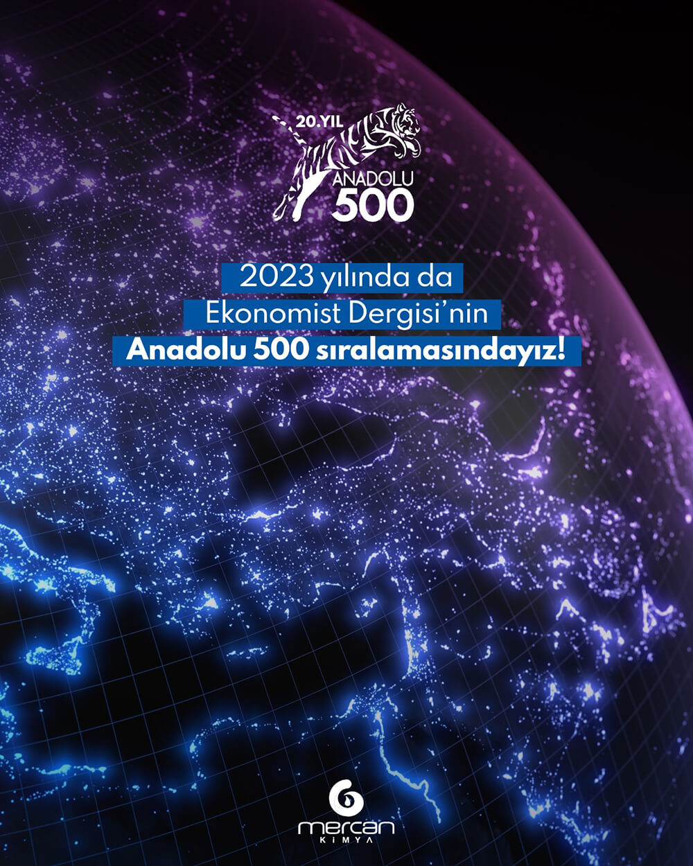 Mercan Kimya, Anadolu'nun En Büyük 500 Şirketi Arasında